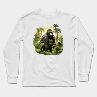 Black Gorilla Long Sleeve T-Shirt